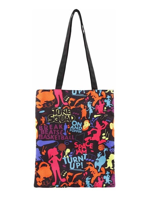 Looney Tunes Space Jam 2: A New Legacy Tune Squad Borsa Tote per la Spesa Shopping Bag, Multicolore - Kiabi Looney Tunes Space Jam 2: A New Legacy Tune Squad Borsa Tote per la Spesa Shopping Bag, Multicolore - Kiabi