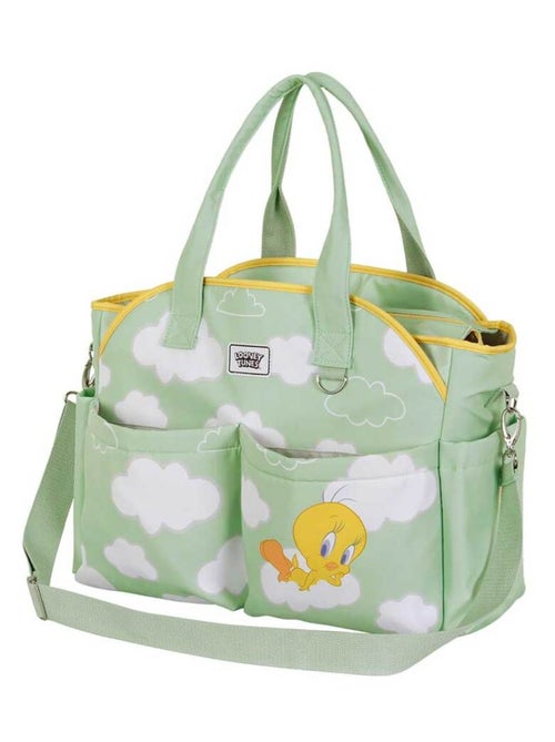 Looney Tunes Tweety (Titti) Clouds Borsa per Passeggino Mommy, Verde - Kiabi Looney Tunes Tweety (Titti) Clouds Borsa per Passeggino Mommy, Verde - Kiabi