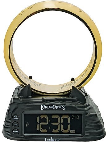 Lord Of il Rings Digital Sveglia con lighting ring