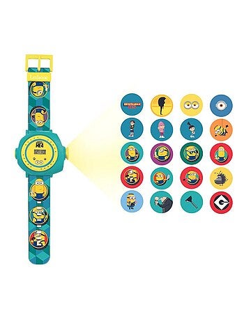 L'orologio da proiezione digitale dei Minions con 20 immagini da proiettare