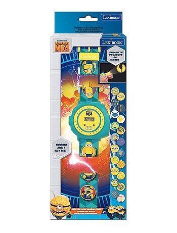 L'orologio da proiezione digitale dei Minions con 20 immagini da proiettare