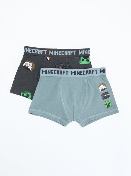 Lotto 2 boxer \'Minecraft\' - Kiabi