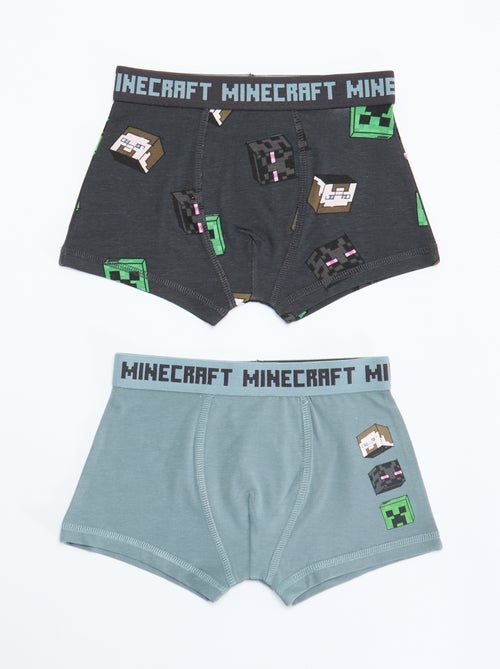 Lotto 2 boxer \'Minecraft\' - Kiabi