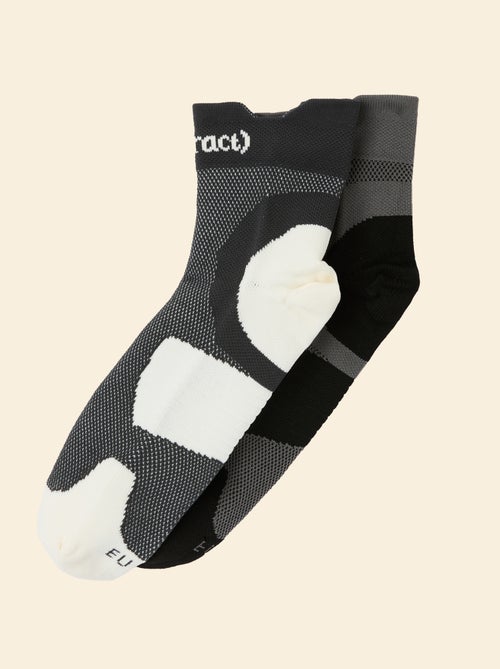 Lotto 2 paia di calze compressive - (ekstract) - Kiabi Lotto 2 paia di calze compressive - (ekstract) - Kiabi