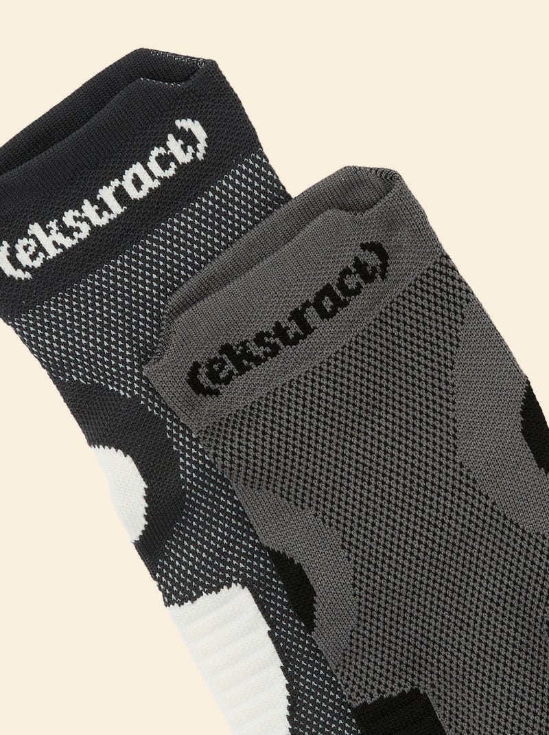 Lotto 2 paia di calze compressive - (ekstract) Nero - Kiabi
