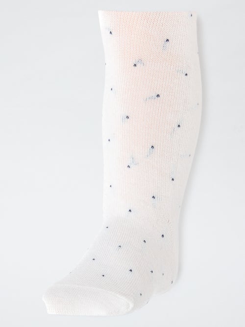 Lotto di 2 collant caldi in jersey - Kiabi