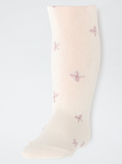 Lotto di 2 collant caldi in jersey - Kiabi