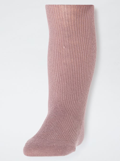 Lotto di 2 collant caldi in jersey - Kiabi