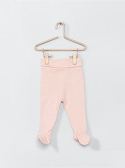 Lotto di 2 leggings eco-sostenibili con piedini - Kiabi