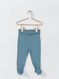 Lotto di 2 leggings eco-sostenibili con piedini - Kiabi