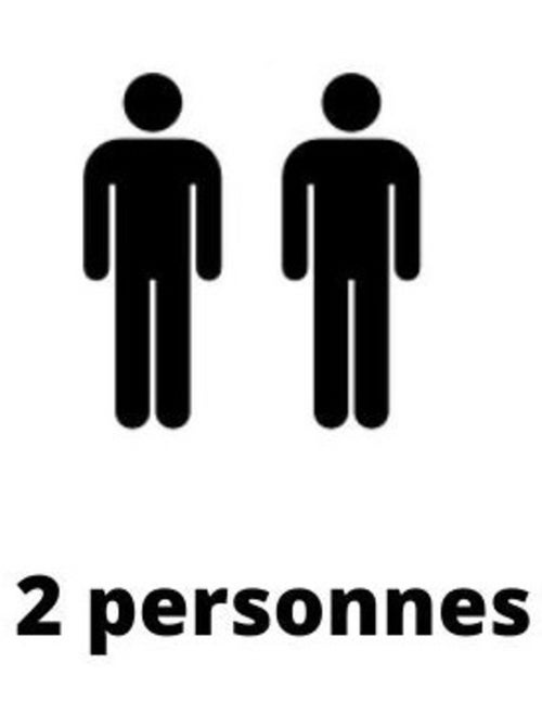 Lotto di 2 lenzuola con angoli in cotone biologico - Kiabi