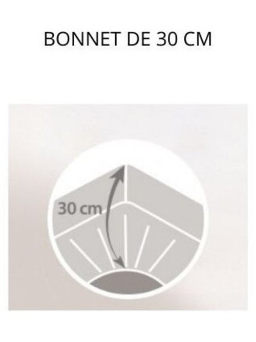 Lotto di 2 lenzuola con angoli in cotone biologico - Kiabi