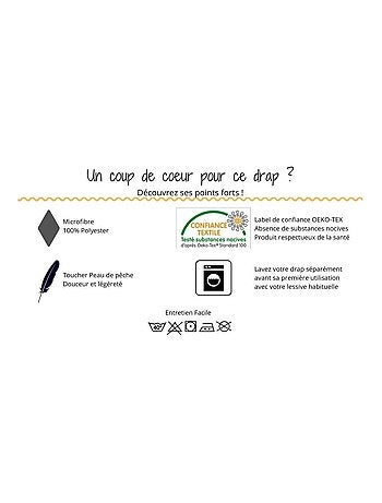 Lotto di 2 lenzuola con angoli in microfibra