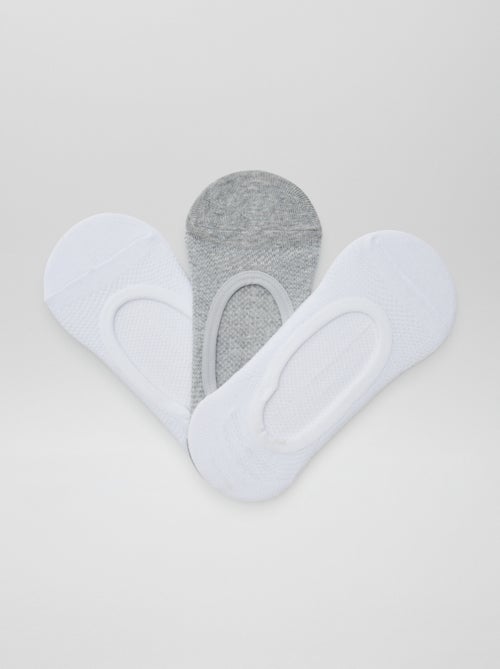 Lotto di 3 paia di calzini invisibili - Kiabi