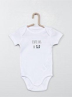 Lotto di 5 body a manica corta - Kiabi