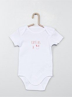 Lotto di 5 body a manica corta - Kiabi