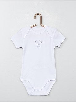 Lotto di 5 body a manica corta - Kiabi