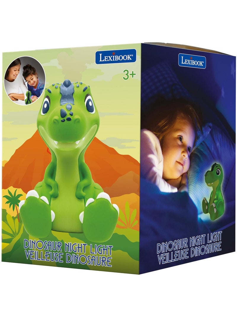 Luce notturna 3D da tasca Dinosauro che cambia colore ~13 cm Verde - Kiabi