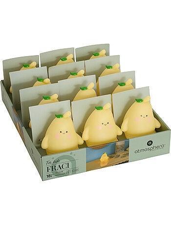 Luce notturna a pera per bambini fraci yellow 9,9x9,5x8,8 cm