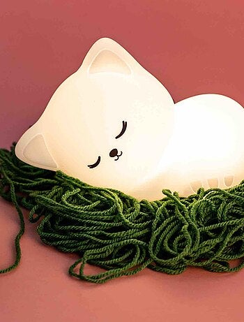 Luce notturna con telecomando, gattino stella | Little L