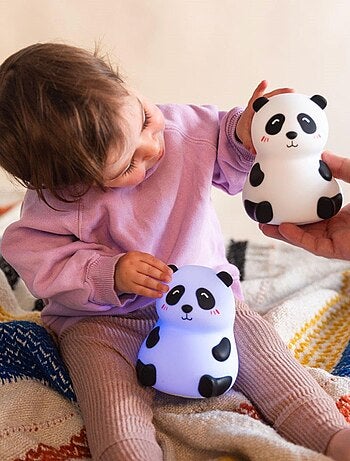 Luce notturna con telecomando, panda | Little L