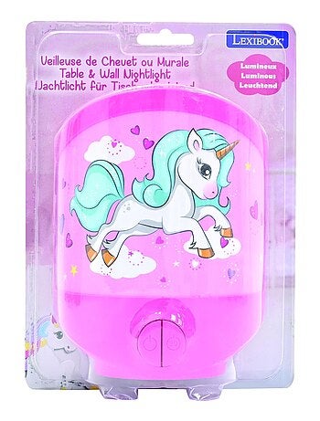 Luce notturna da parete e da tavolo Unicorno