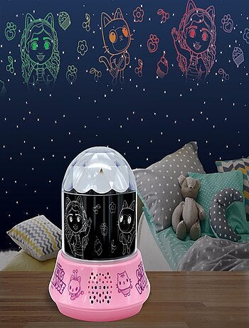 Luce notturna Gabby's Dollhouse con altoparlante, proiezioni e melodie.
