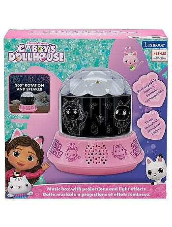 Luce notturna Gabby's Dollhouse con altoparlante, proiezioni e melodie.