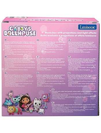 Luce notturna Gabby's Dollhouse con altoparlante, proiezioni e melodie.