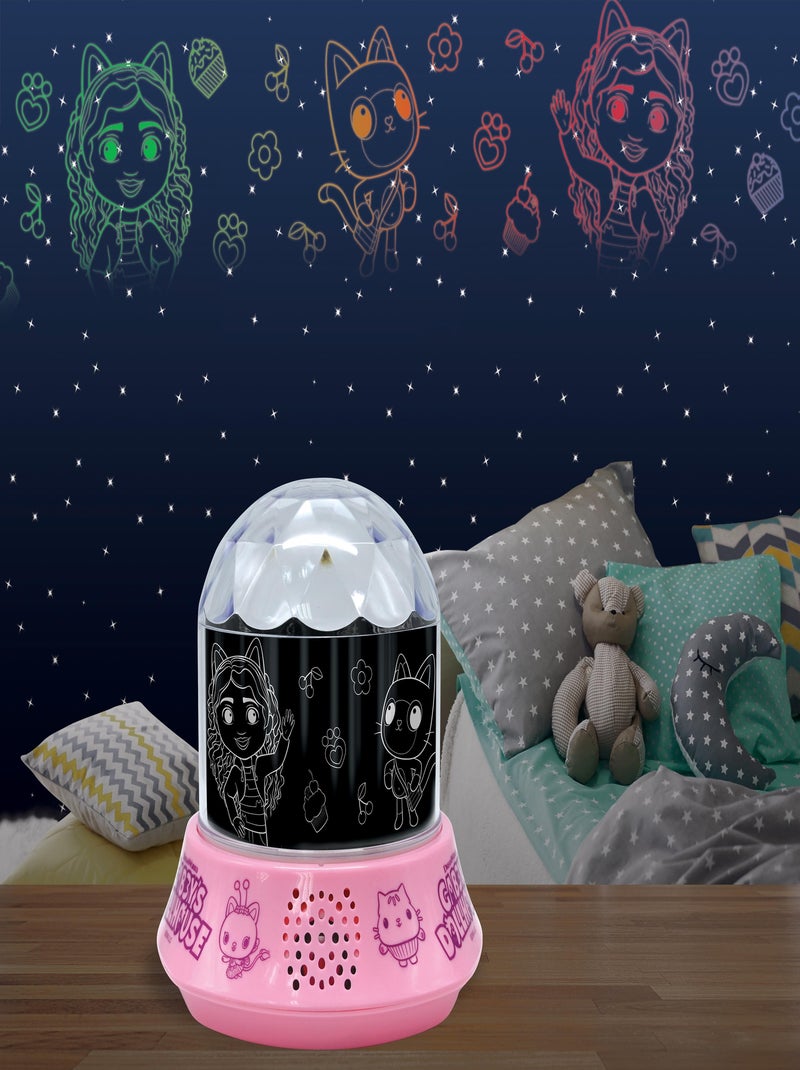 Luce notturna Gabby's Dollhouse con altoparlante, proiezioni e melodie. Rosa - Kiabi