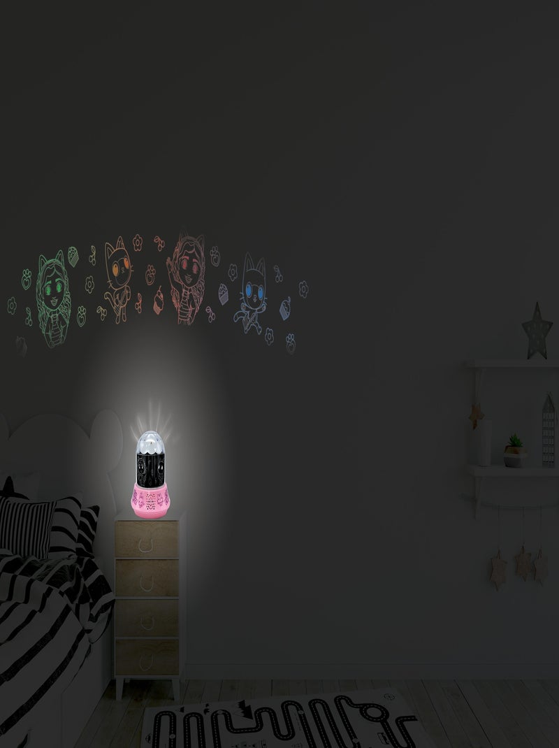 Luce notturna Gabby's Dollhouse con altoparlante, proiezioni e melodie. Rosa - Kiabi