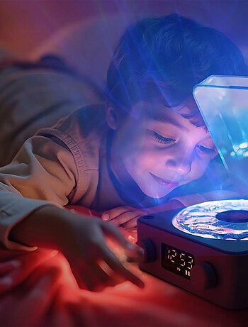 Luce notturna giradischi sensoriale magic wave | Little L