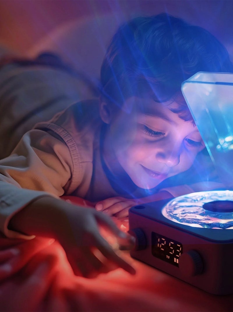 Luce notturna giradischi sensoriale magic wave | little l | little l Blu - Kiabi