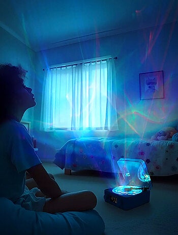 Luce notturna giradischi sensoriale magic wave | Little L
