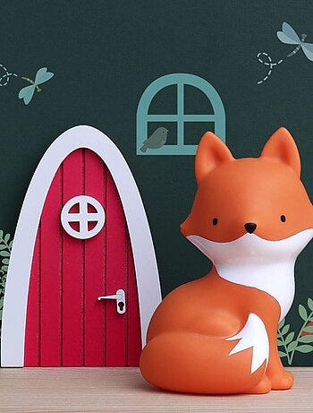 Luce notturna led per bambini con timer automatico volpe | A Little Lovely Company