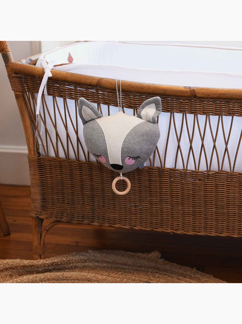 Luce notturna musicale volpe in cotone | sevira kids | sevira kids Grigio - Kiabi