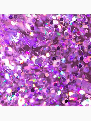 Luce notturna per bambini rgb con glitter a forma di cuore | little l | little l