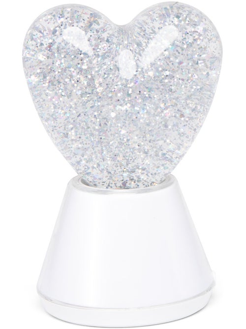 Luce notturna per bambini rgb con glitter a forma di cuore | Little L - Kiabi Luce notturna per bambini rgb con glitter a forma di cuore | Little L - Kiabi