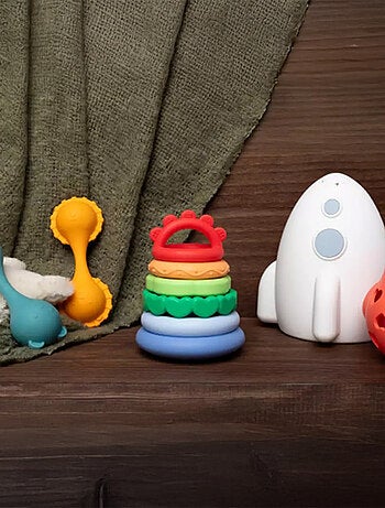 Luce notturna tattile in silicone, razzo | Little L