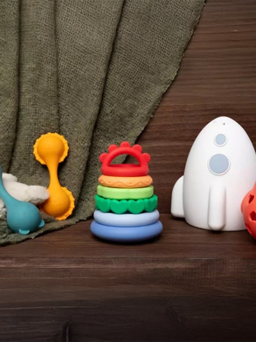 Luce notturna tattile in silicone, razzo | Little L - Kiabi