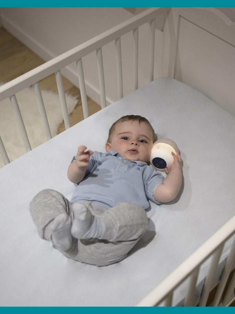 Lumina notturna Bébé Squeezy - 200 ore di autonomia - Ricarica tramite USB o presa 'Babymoov' Grigio - Kiabi