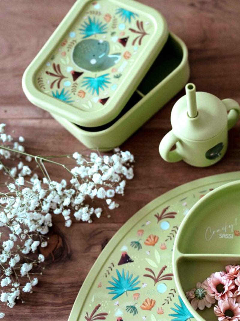 Lunch box in silicone per bambini | sassi junior | sassi junior Verde - Kiabi