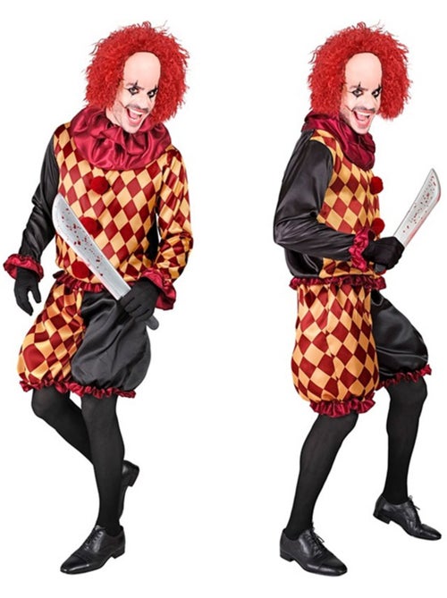 Macabro costume da clown a quadri - Kiabi