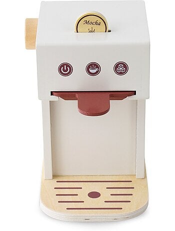 Macchina caffe giocattolo legno 14x13cm capsule tazze dolce mamabrum