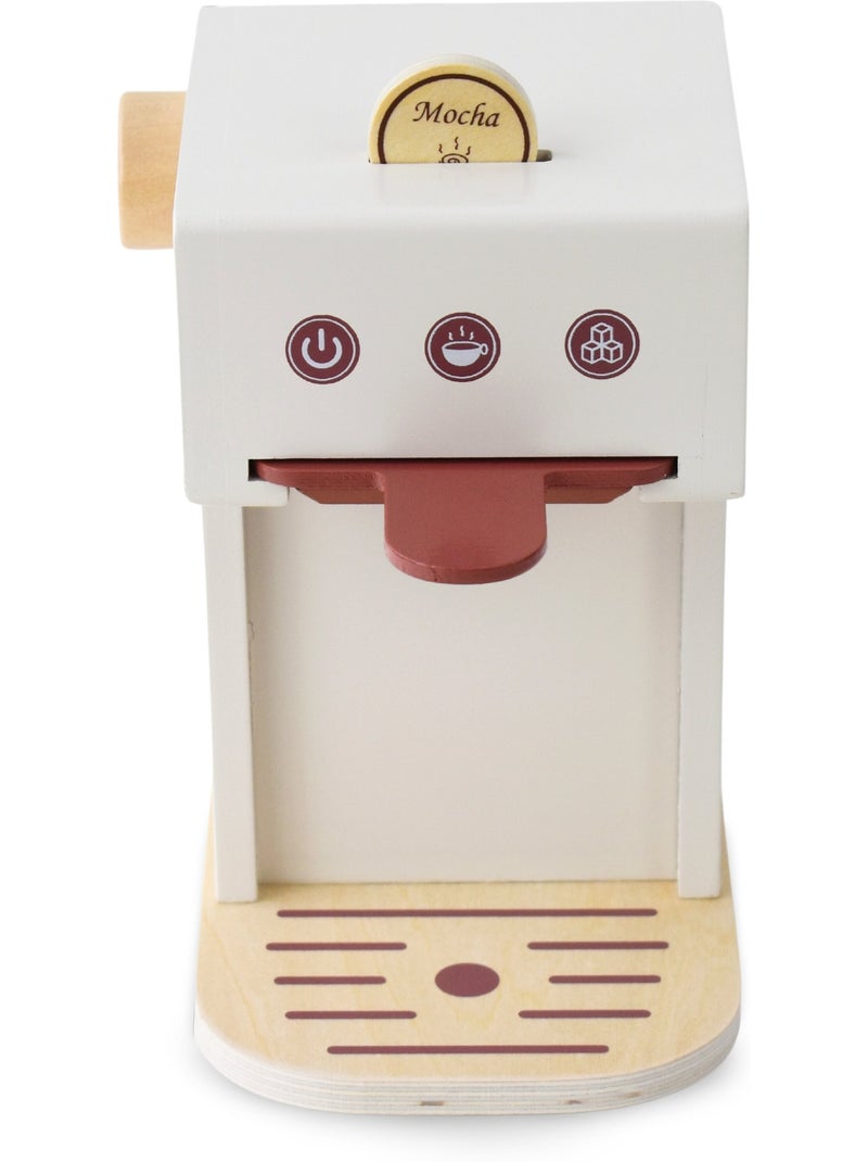 Macchina caffe giocattolo legno 14x13cm capsule tazze dolce mamabrum N/D - Kiabi