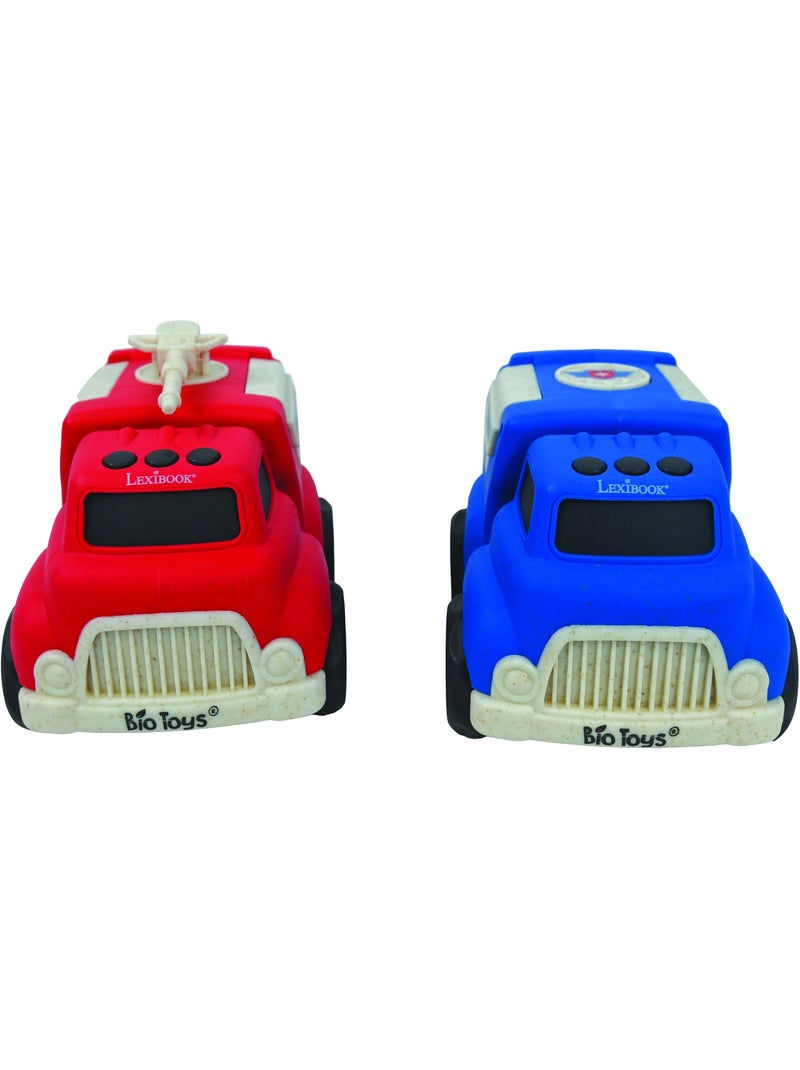 Macchinine – Set polizia e camion dei pompieri Multicolore - Kiabi