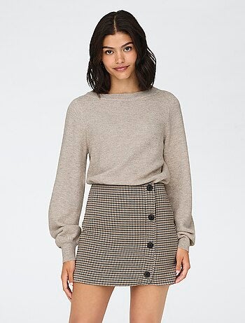 Maglione a barchetta 'JDY' tinta unita