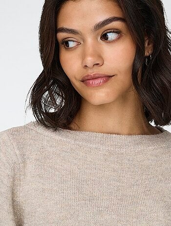 Maglione a barchetta 'JDY' tinta unita