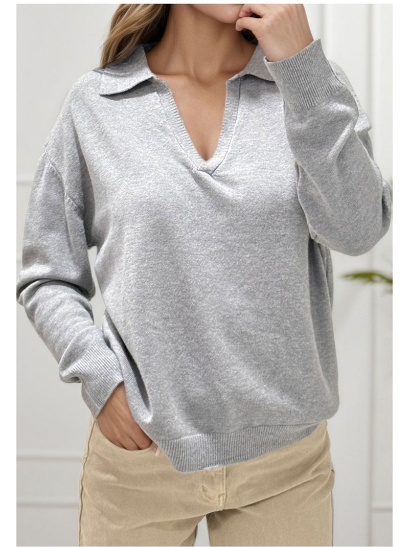 Maglia a colletto Polo Kebello Grigio - Kiabi