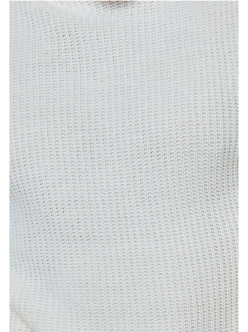 Maglia a collo alto Kebello Bianco - Kiabi